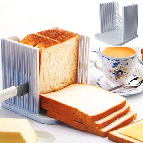 White Bread Toast Slicer Loaf Guide Cutter Slicing Cutting Sheet Kitchen Tool US White Bread Toast Slicer Loaf Guide Cutter Slicing Cutting Sheet Kitchen Tool US